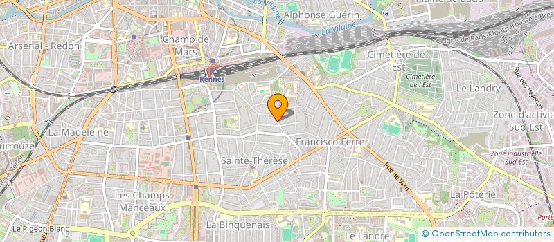 localisation de l'entreprise MADAME BERANGERE GAUTIER  RENNES