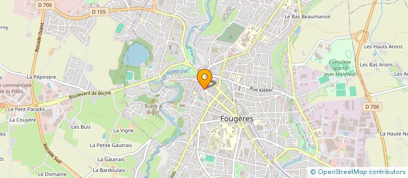 localisation de l'entreprise MADAME BERANGERE GUEZO  FOUGERES