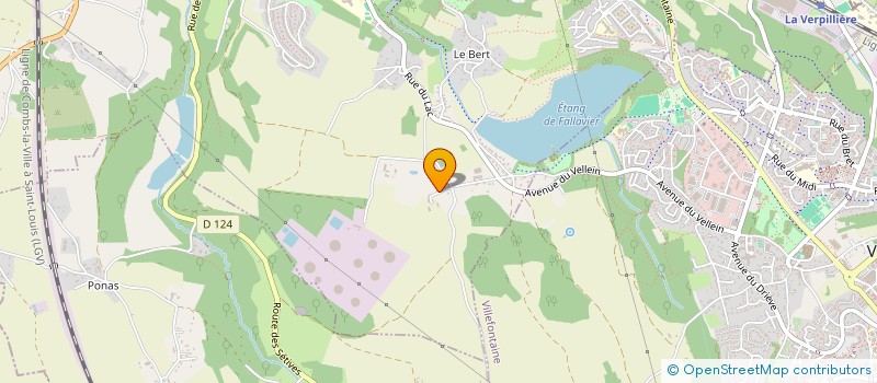 localisation de l'entreprise MADAME BERANGERE GUINET  SAINT-QUENTIN-FALLAVIER