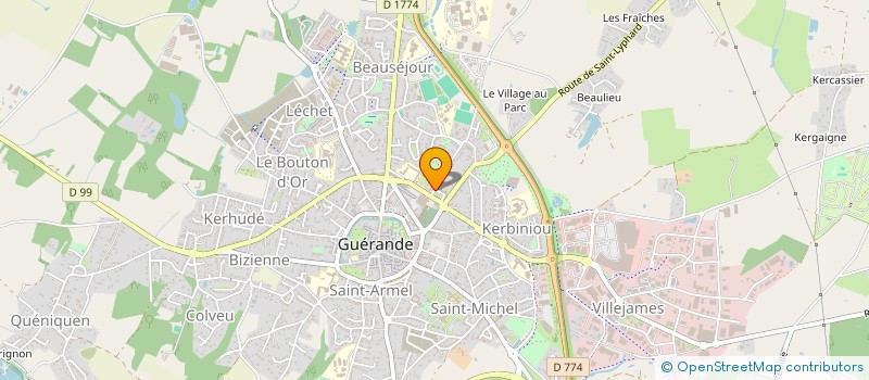 localisation de l'entreprise MADAME BERANGERE HEMART  GUERANDE