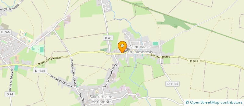 localisation de l'entreprise MADAME BERANGERE HERBIN  SAINT-AUBERT