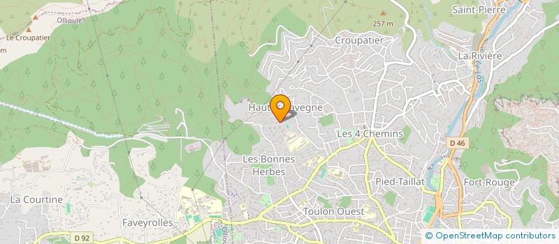 localisation de l'entreprise MADAME BERANGERE HERMANN  TOULON