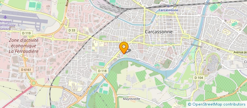 localisation de l'entreprise MADAME BERANGERE HERPIN  CARCASSONNE