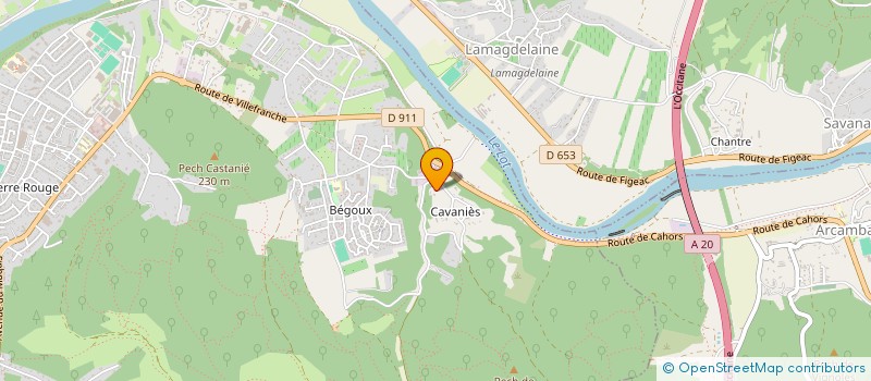 localisation de l'entreprise MADAME BERANGERE HOMERE  CAHORS