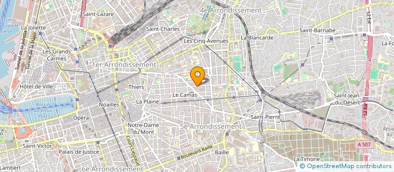 localisation de l'entreprise MADAME BERANGERE HUGUET à MARSEILLE