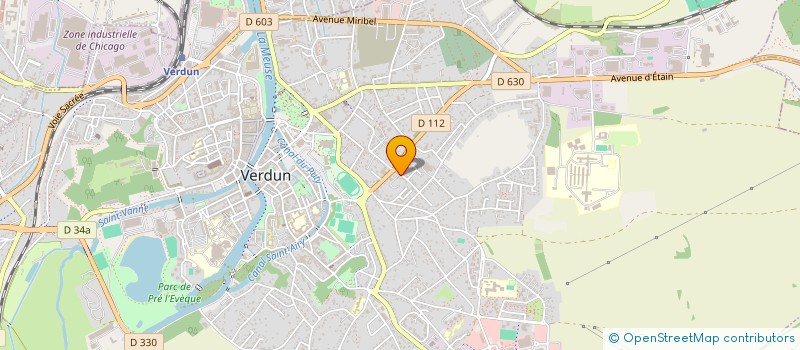 localisation de l'entreprise MADAME BERANGERE JOURDAIN  VERDUN