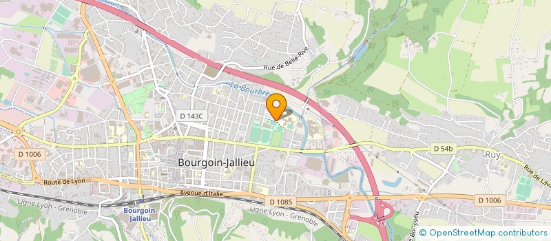 localisation de l'entreprise MADAME BERANGERE KARPENSCHIF  BOURGOIN-JALLIEU