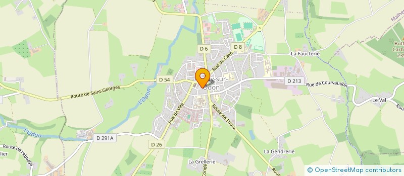 localisation de l'entreprise MADAME BERANGERE LANGLOIS  LES MONTS D'AUNAY