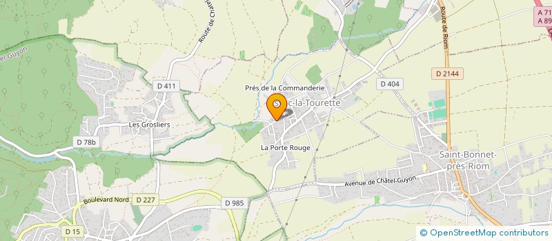 localisation de l'entreprise MADAME BERANGERE MAGAUD à YSSAC-LA-TOURETTE