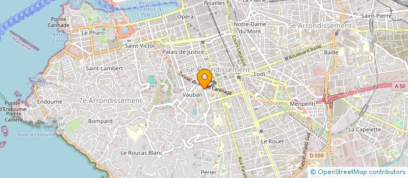 localisation de l'entreprise MADAME BERANGERE MALRAIT à MARSEILLE