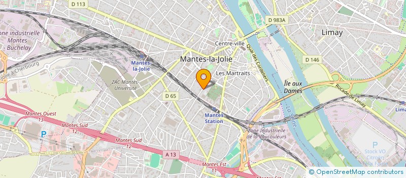 localisation de l'entreprise MADAME BERANGERE NAIL  MANTES-LA-JOLIE