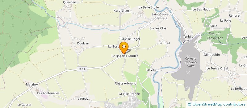 localisation de l'entreprise MADAME BERANGERE NICOLAS  LA PRENESSAYE