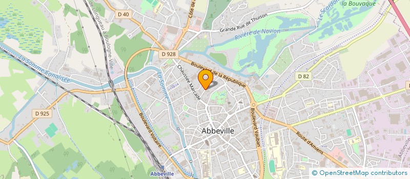 localisation de l'entreprise MADAME BERANGERE PERSYN à ABBEVILLE