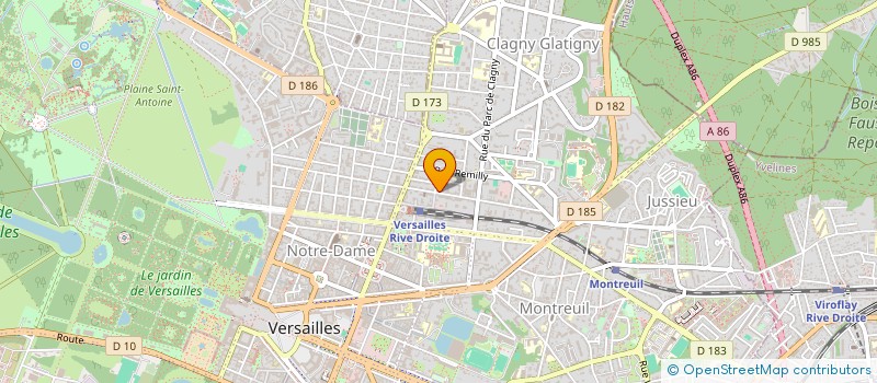 localisation de l'entreprise MADAME BERANGERE PLANCHON à VERSAILLES
