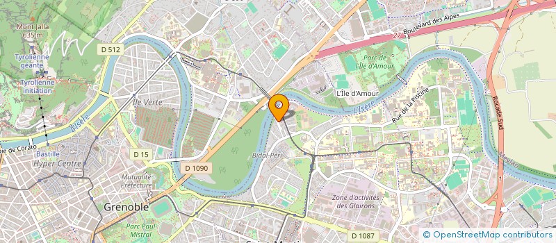 localisation de l'entreprise MADAME BERANGERE PLANCHON  SAINT-MARTIN-D'HERES