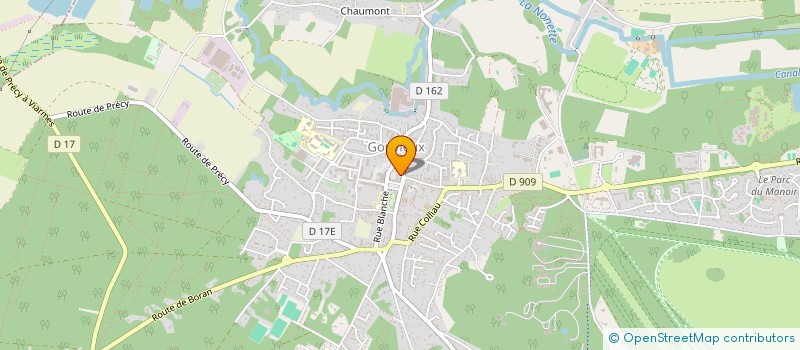 localisation de l'entreprise MADAME BERANGERE PLOUVIN à GOUVIEUX