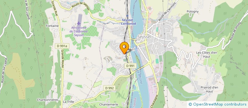 localisation de l'entreprise MADAME BERANGERE POUGET  SEYSSEL