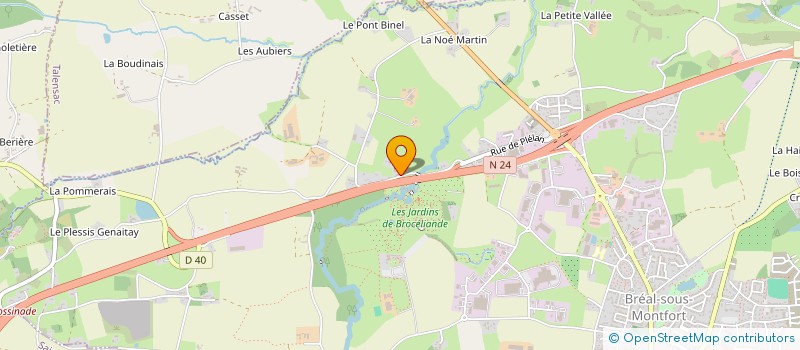 localisation de l'entreprise MADAME BERANGERE PROBIN  BREAL-SOUS-MONTFORT