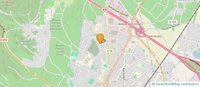 localisation de l'entreprise MADAME BERANGERE RAZE à BEAUNE