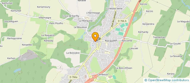 localisation de l'entreprise MADAME BERANGERE ROBERT  ELVEN