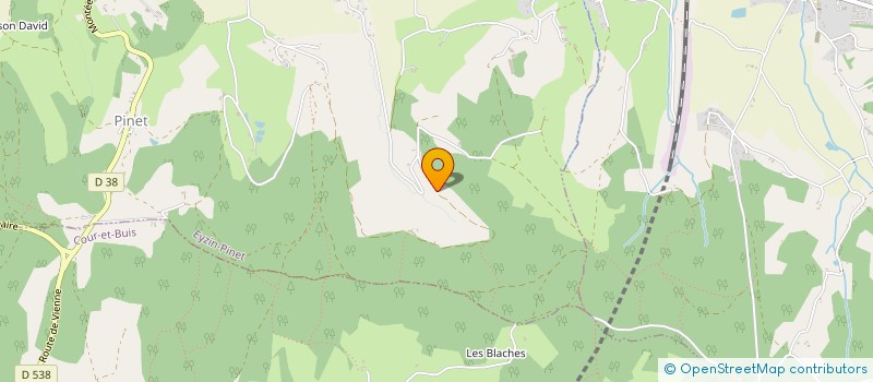 localisation de l'entreprise MADAME BERANGERE RONZON  EYZIN-PINET