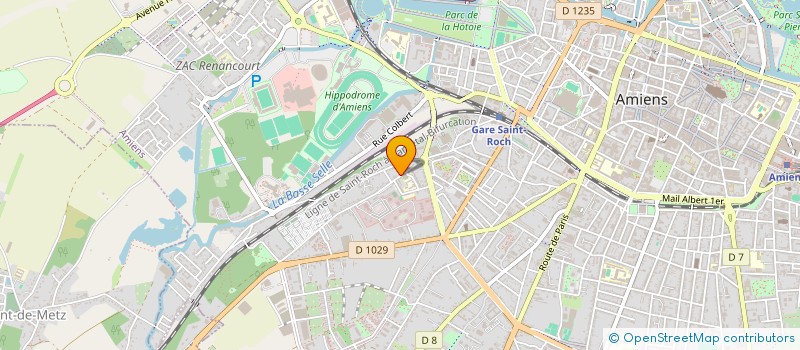localisation de l'entreprise MADAME BERANGERE SABINE BER MAGRET à AMIENS