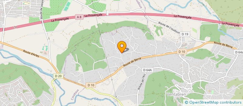 localisation de l'entreprise MADAME BERANGERE SALDUBEHERE  VENTABREN