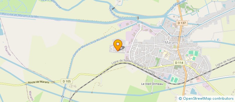 localisation de l'entreprise MADAME BERANGERE SAUSSEAU à MARANS