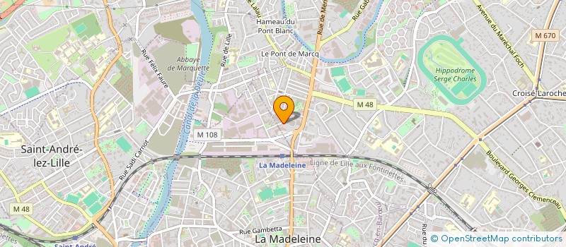localisation de l'entreprise MADAME BERANGERE SEIZE à MARCQ-EN-BARŒUL