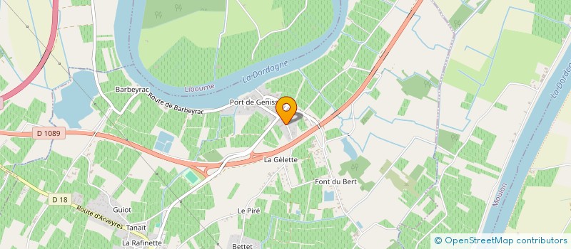 localisation de l'entreprise MADAME BERANGERE SERIOT  GENISSAC