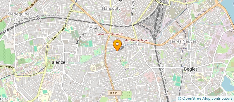 localisation de l'entreprise MADAME BERANGERE SIGNAC à BEGLES