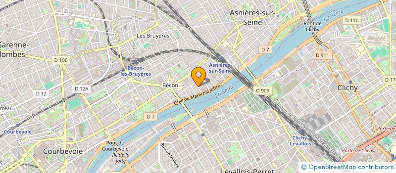 localisation de l'entreprise MADAME BERANGERE SUISSA à COURBEVOIE