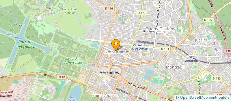 localisation de l'entreprise MADAME BERANGERE SZOSTAK à VERSAILLES