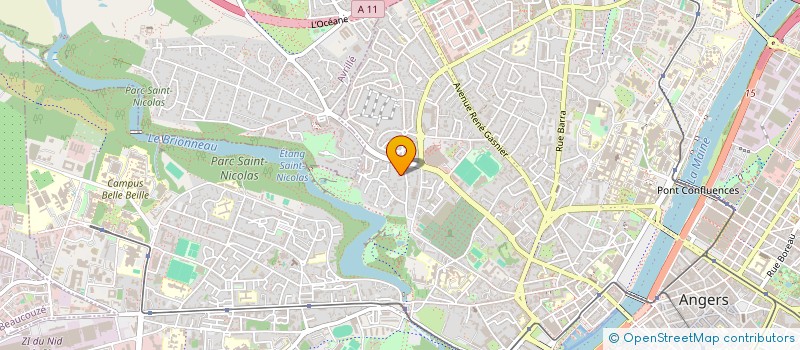 localisation de l'entreprise MADAME BERANGERE TAXIL à ANGERS