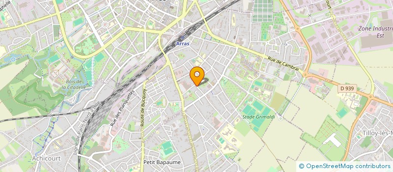 localisation de l'entreprise MADAME BERANGERE THYRION à ARRAS