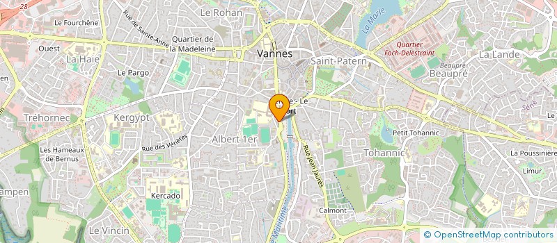 localisation de l'entreprise MADAME BERANGERE VANOYE à VANNES