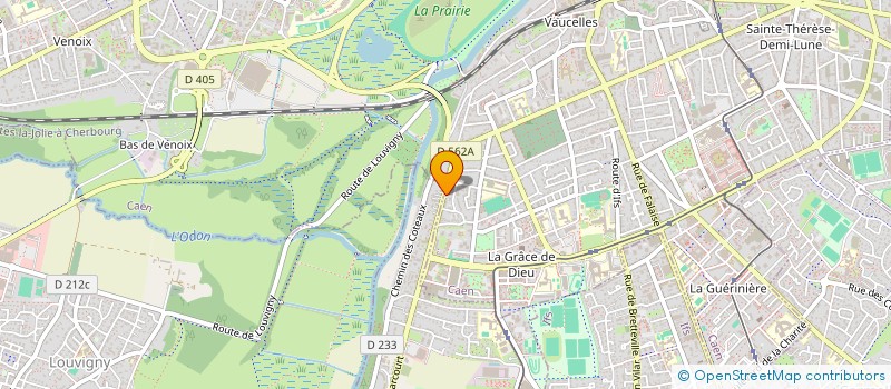 localisation de l'entreprise MADAME BERANGERE VIDAMENT  MONDEVILLE