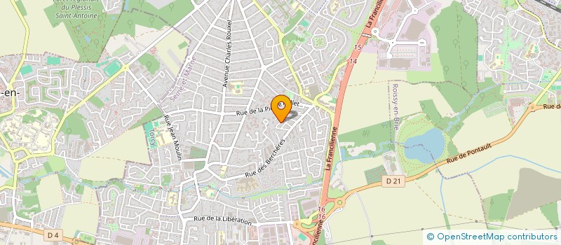 localisation de l'entreprise MADAME BERDADIR ZOUAOUI RABAH à PONTAULT-COMBAULT