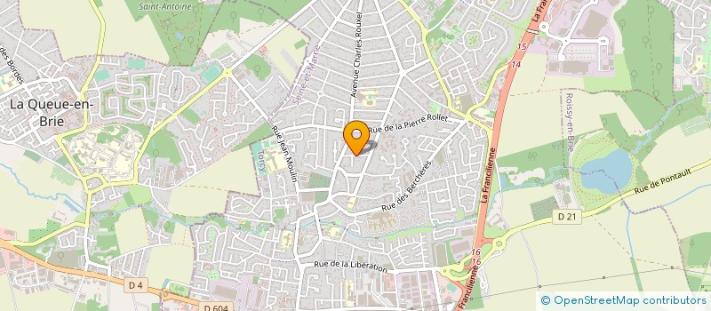 localisation de l'entreprise MADAME BEREK BLUSZTAJN  PONTAULT-COMBAULT