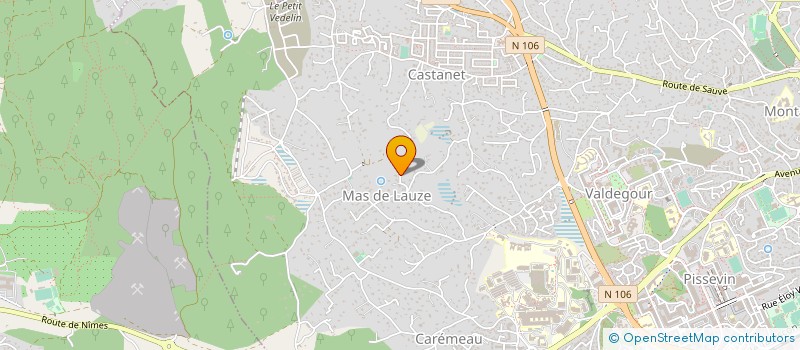 localisation de l'entreprise MADAME BERENGERE ALBARET  NIMES