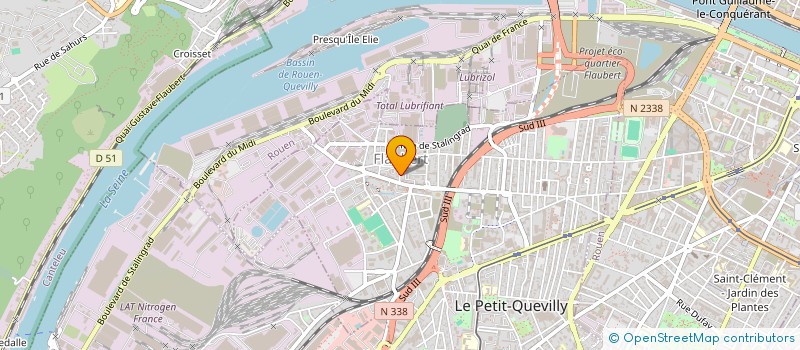 localisation de l'entreprise MADAME BERENGERE ALLAIS à LE PETIT-QUEVILLY