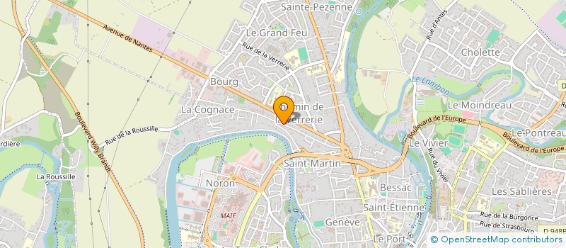 localisation de l'entreprise MADAME BERENGERE BARNAY à NIORT
