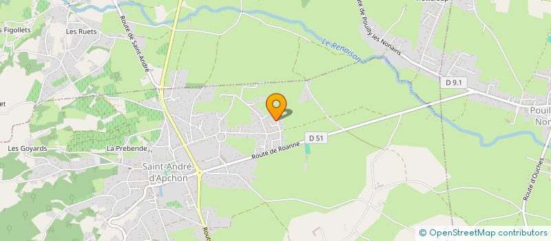 localisation de l'entreprise MADAME BERENGERE BAUCHAMP  SAINT-ANDRE-D'APCHON