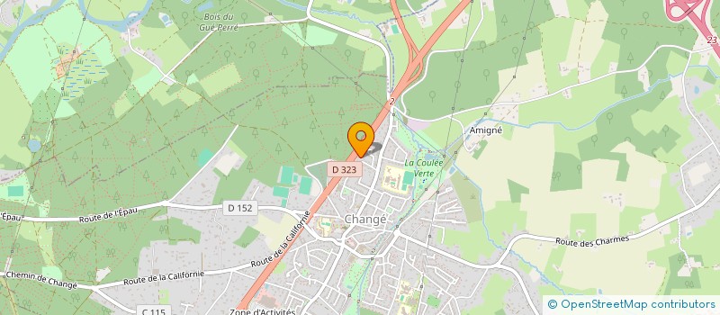 localisation de l'entreprise MADAME BERENGERE BIGOT  CHANGE