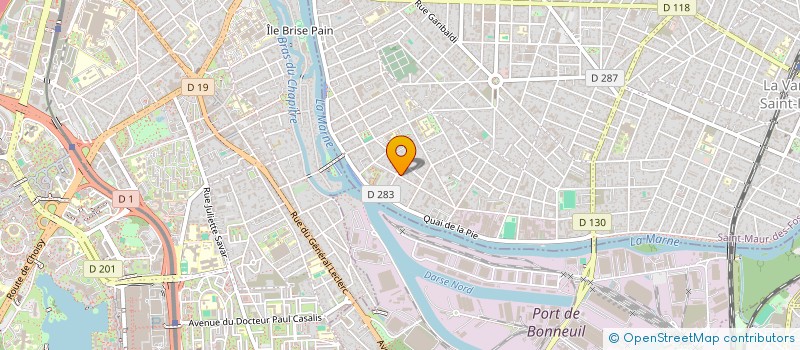 localisation de l'entreprise MADAME BERENGERE BLANC à SAINT-MAUR-DES-FOSSES