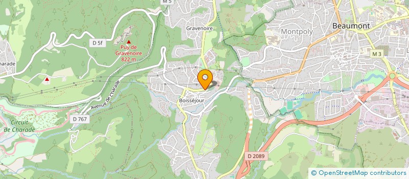 localisation de l'entreprise MADAME BERENGERE BOUCHET  CEYRAT