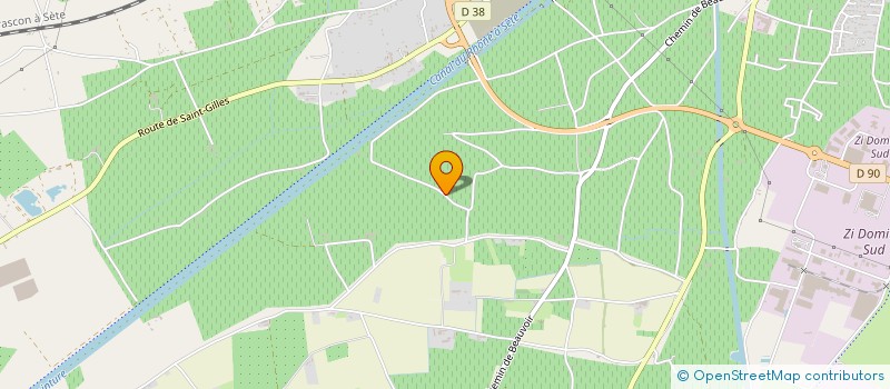 localisation de l'entreprise MADAME BERENGERE BRUN  BEAUCAIRE