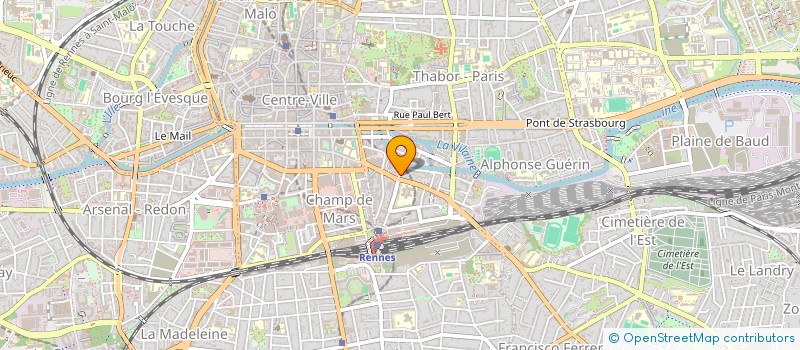 localisation de l'entreprise MADAME BERENGERE BRUNEAU  RENNES