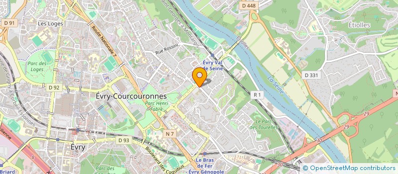 localisation de l'entreprise MADAME BERENGERE CANON  EVRY-COURCOURONNES