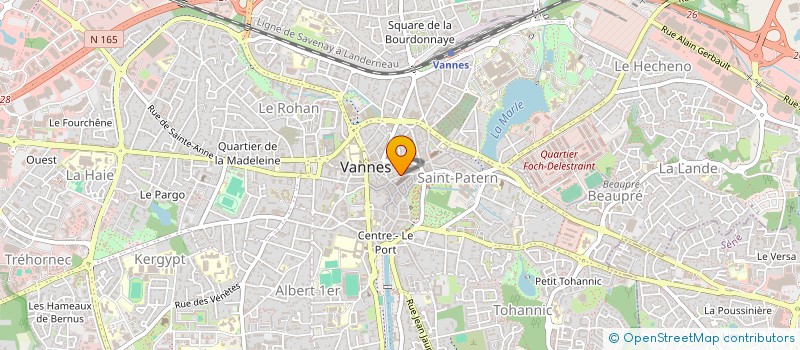 localisation de l'entreprise MADAME BERENGERE CAZA à VANNES